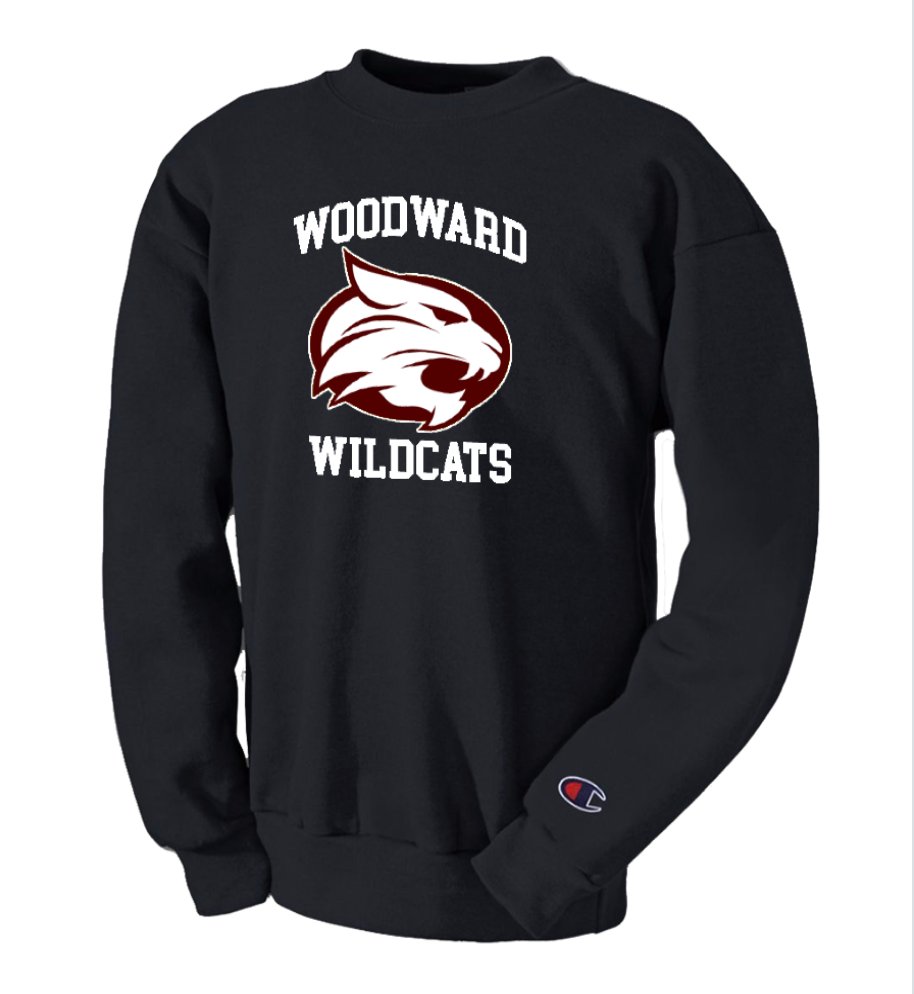 black sweatshirt with Wildcats logo
